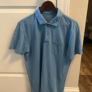 Mack Weldon Vesper Blue Medium Polo